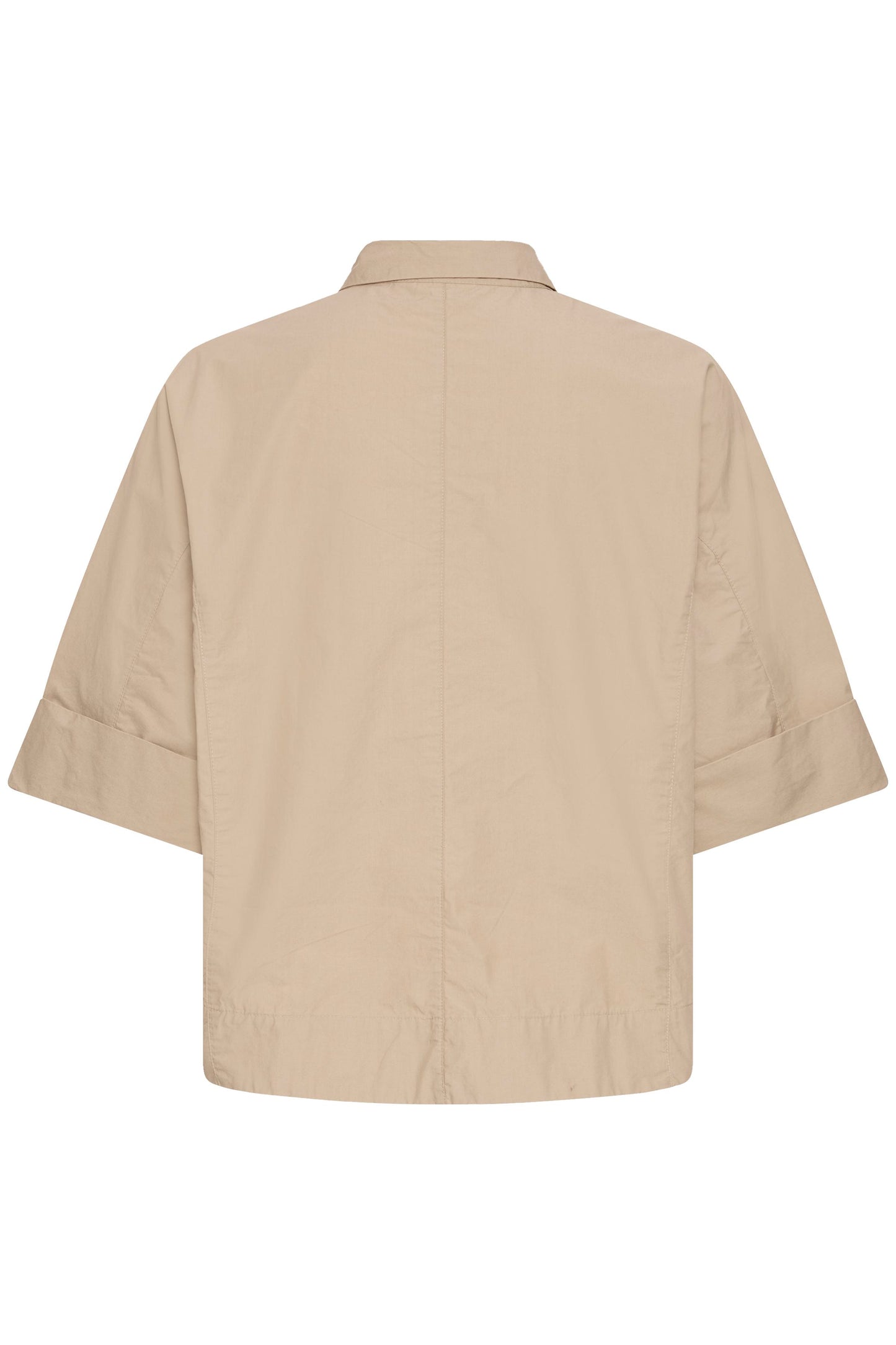 Beige shirt on a white background