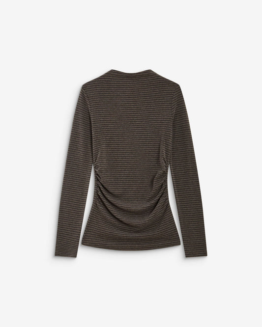 Aralee Long Sleeve Tee - Anthracite