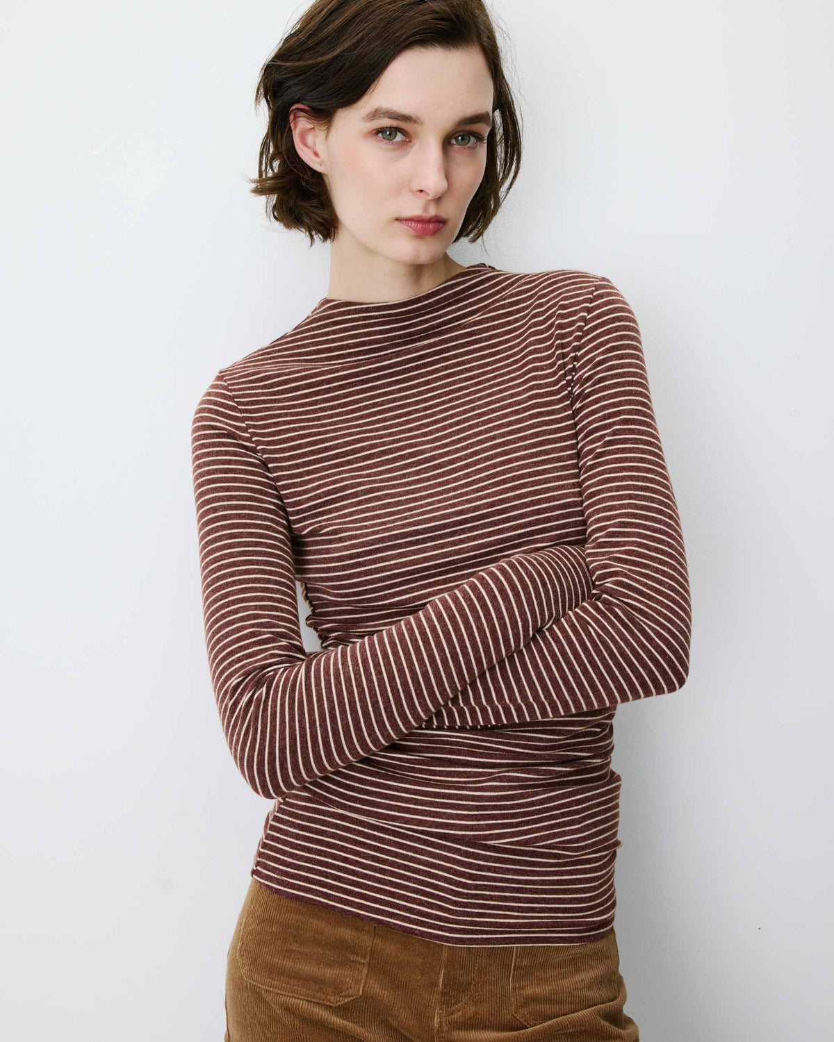 Aralee Long Sleeve Tee - Terracotta