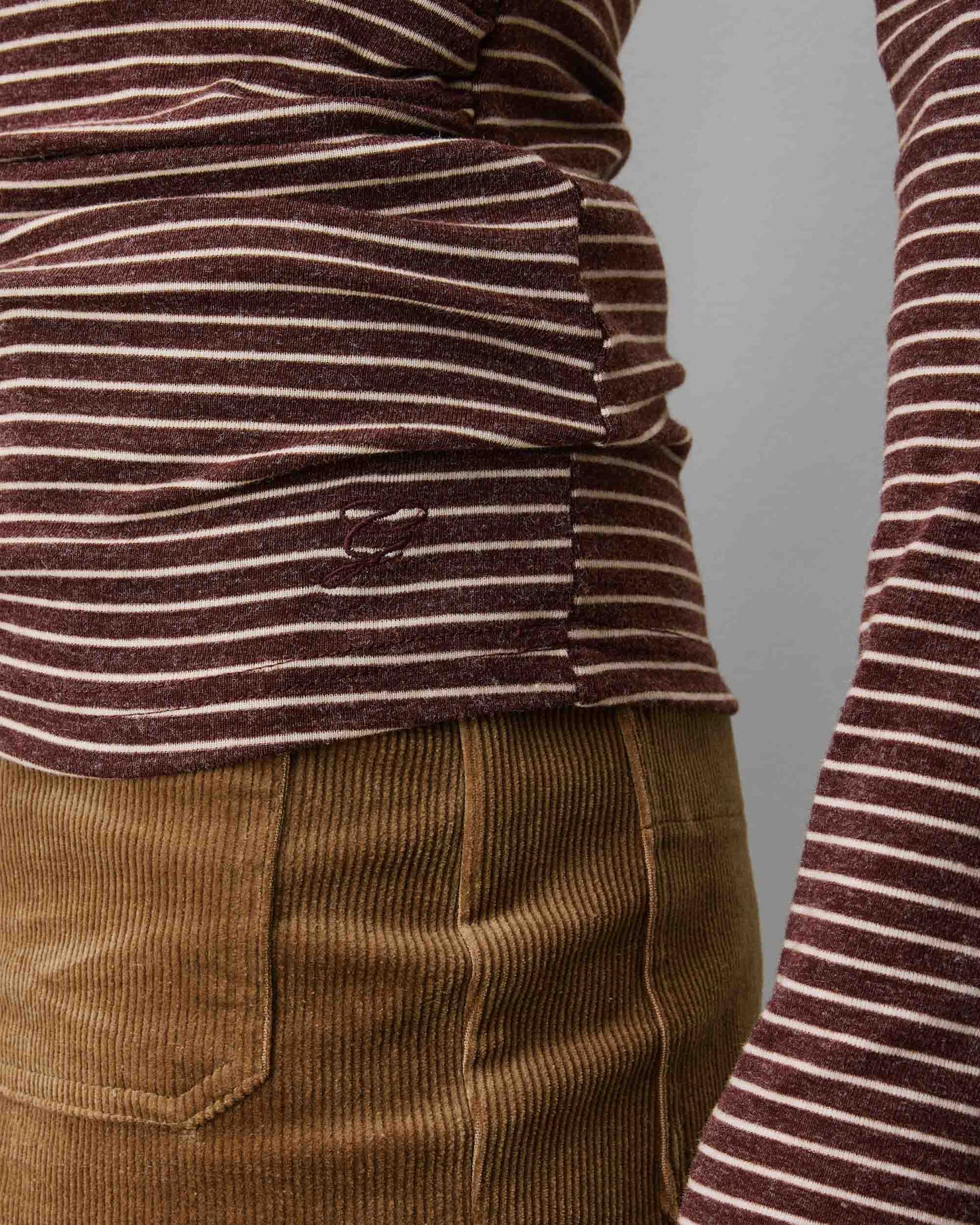 Aralee Long Sleeve Tee - Terracotta