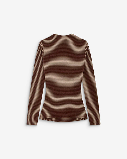 Aralee Long Sleeve Tee - Terracotta
