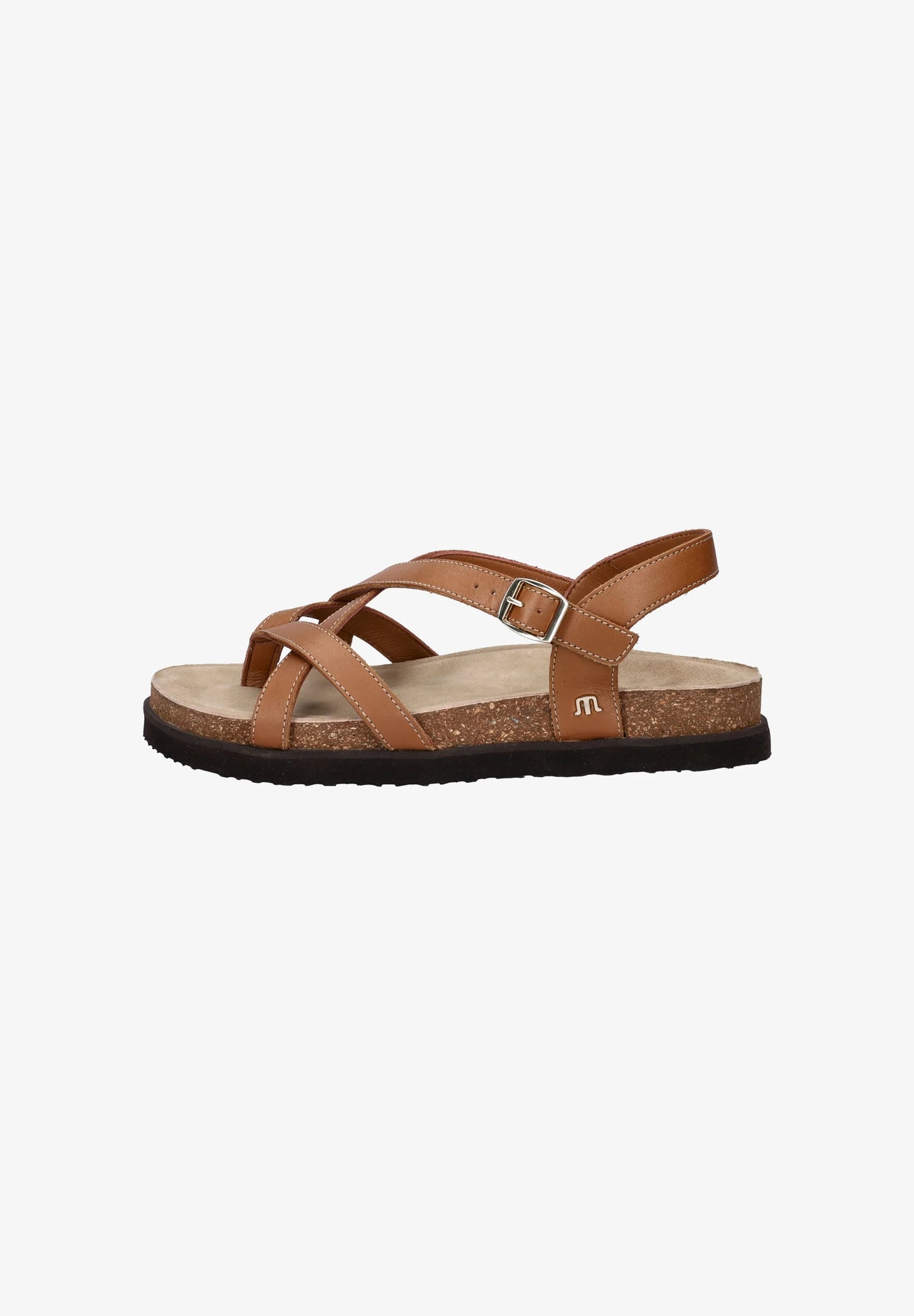 Fae Leather Cognac Sandals