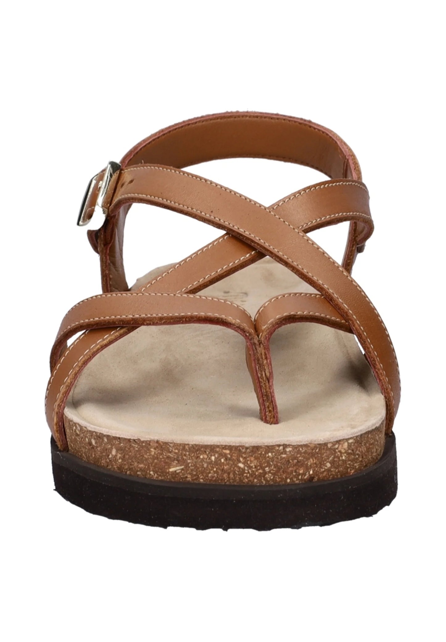Fae Leather Cognac Sandals