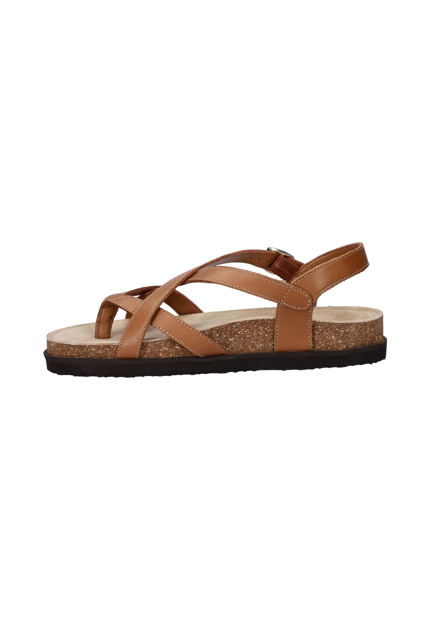 Fae Leather Cognac Sandals