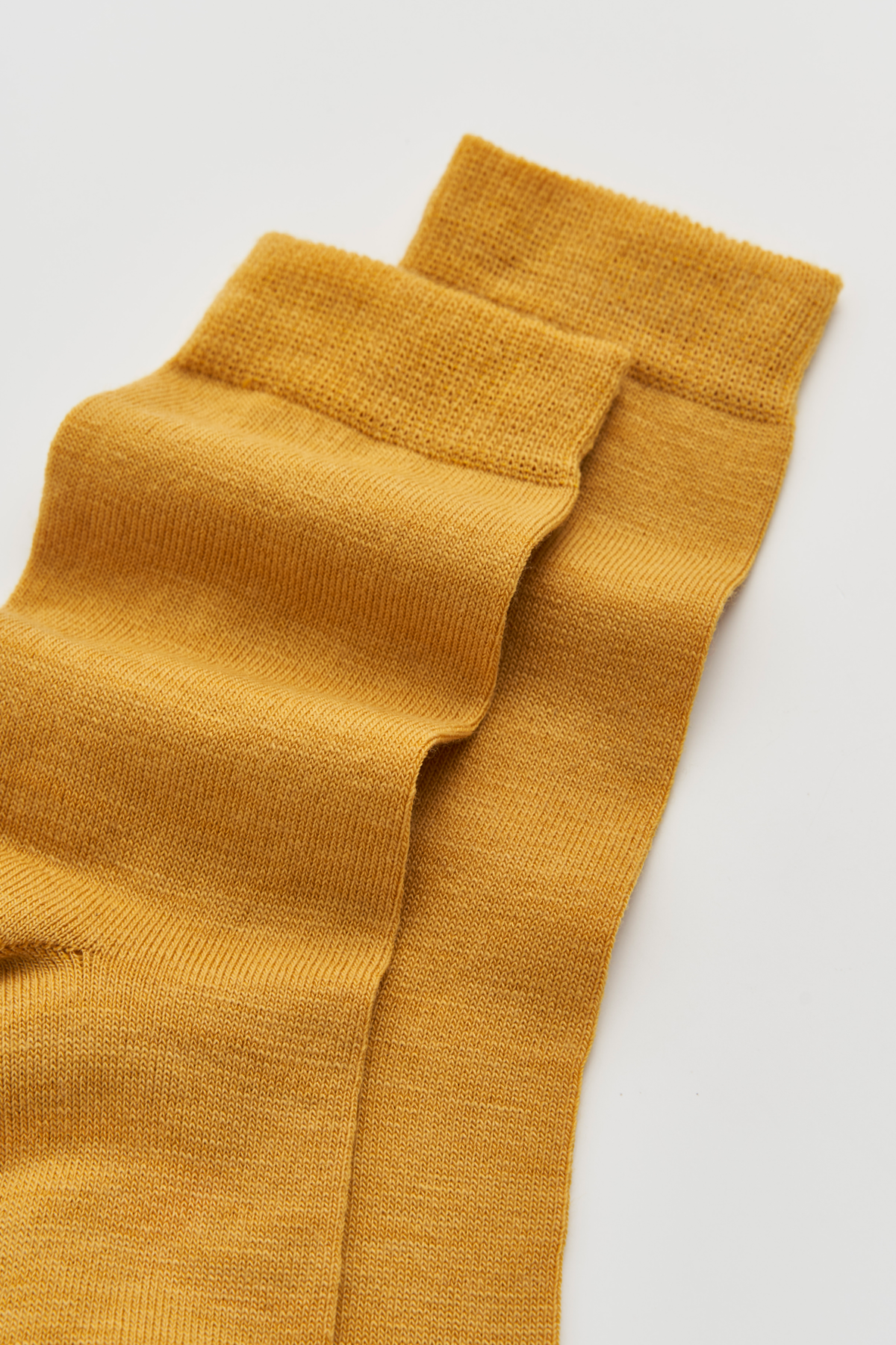 Mustard Merino Socks