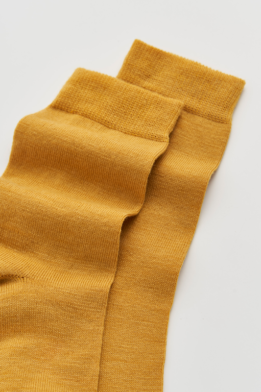 Mustard Merino Socks