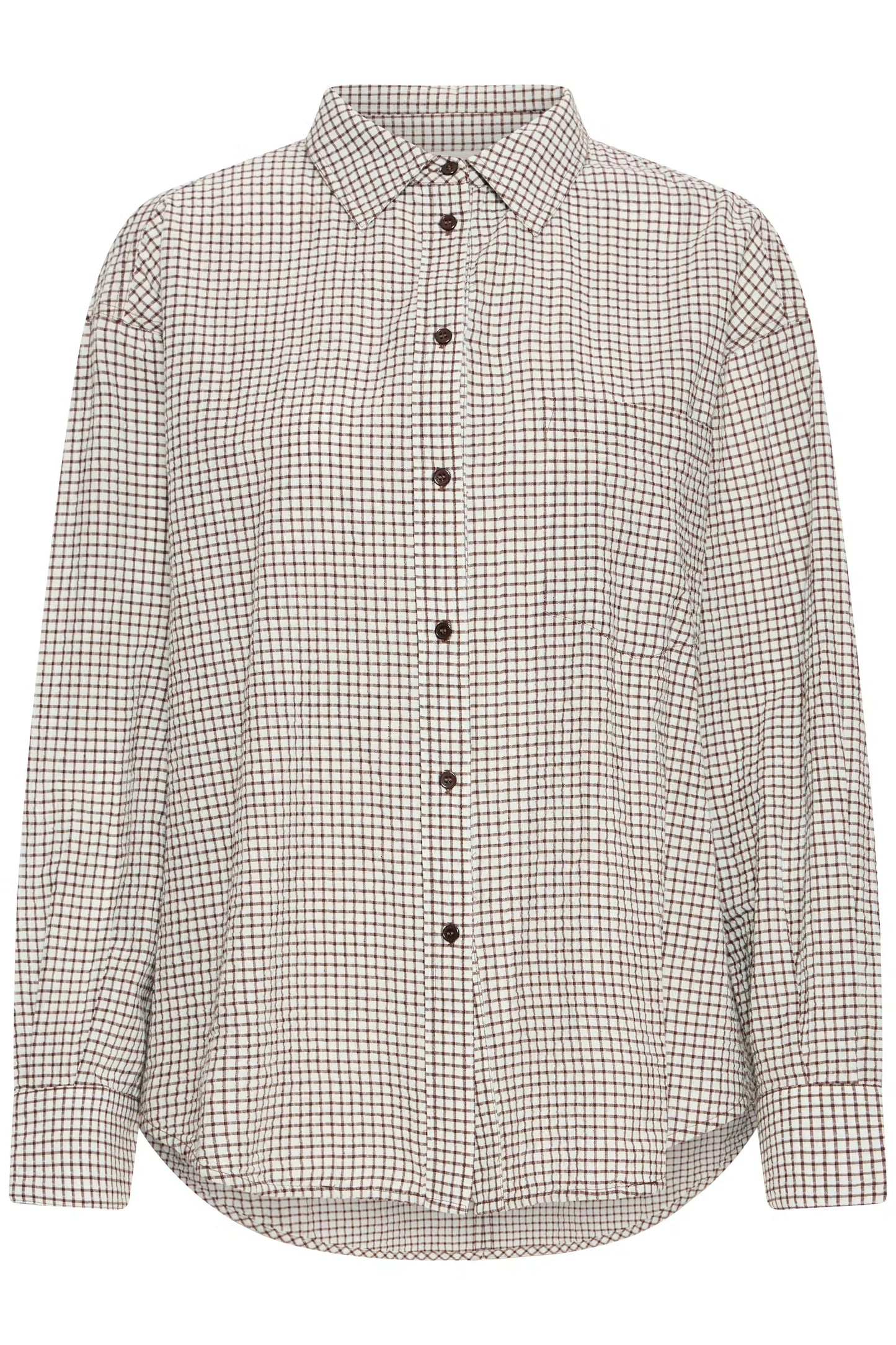 IHFeja Shirt - Chicory / Coffee Check