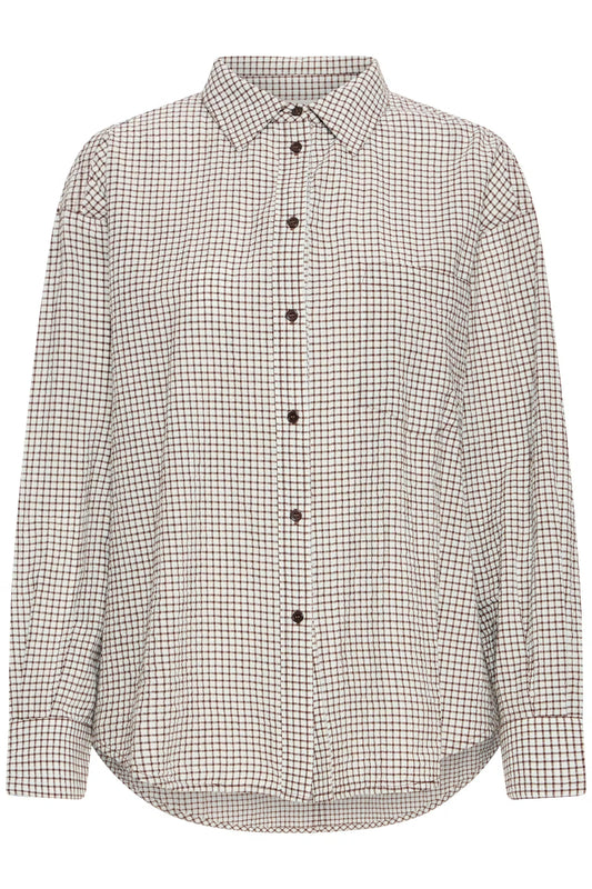 IHFeja Shirt - Chicory / Coffee Check