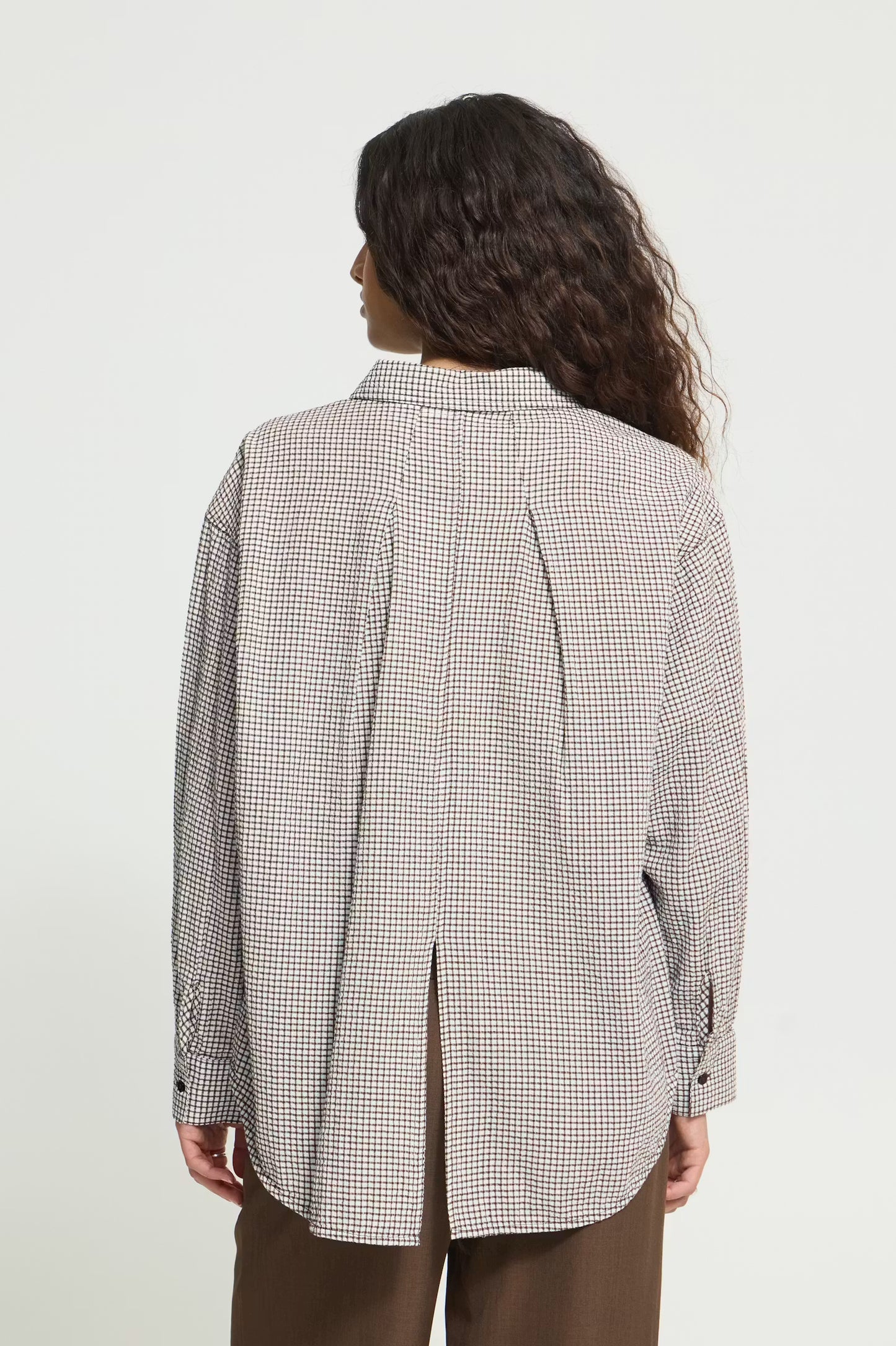 IHFeja Shirt - Chicory / Coffee Check