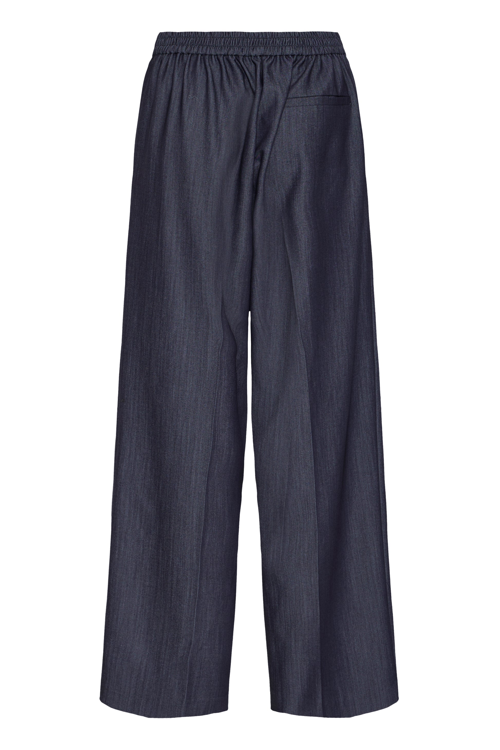 Dark gray pants on a white background