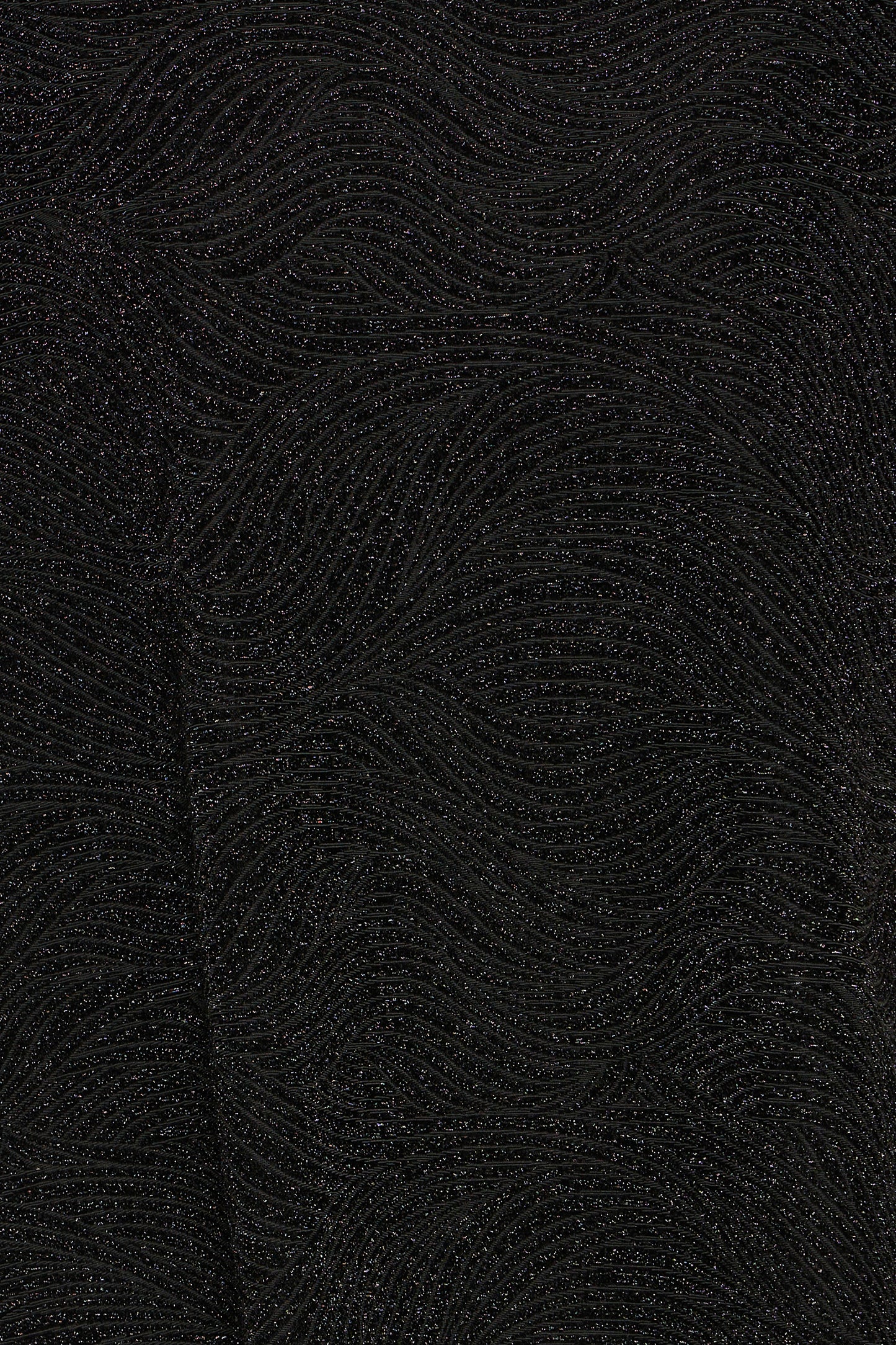 Close-up of a textured black fabric