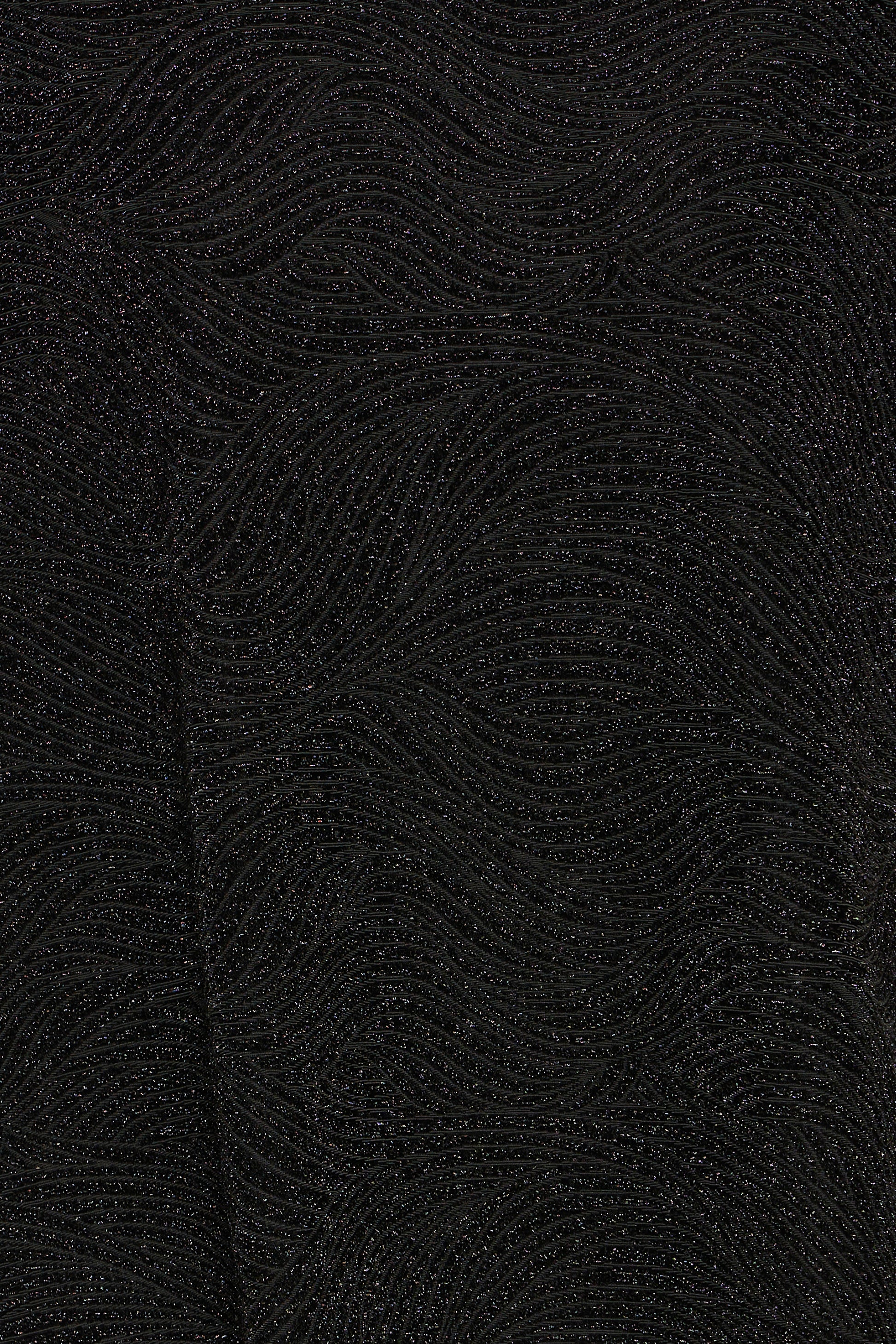 Close-up of a textured black fabric