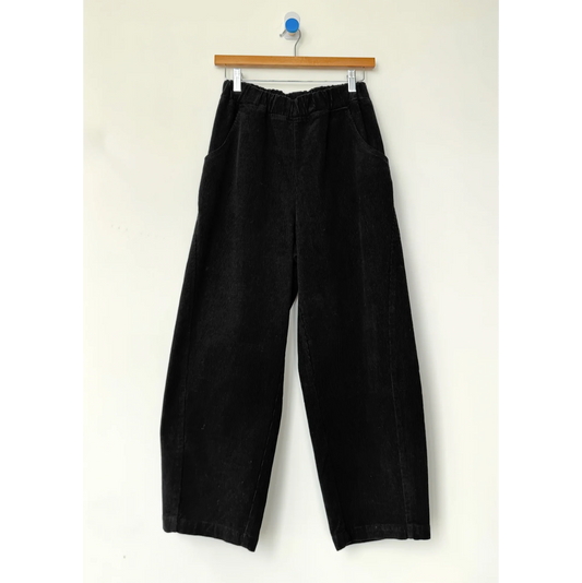Corduroy Arc Pants - Black