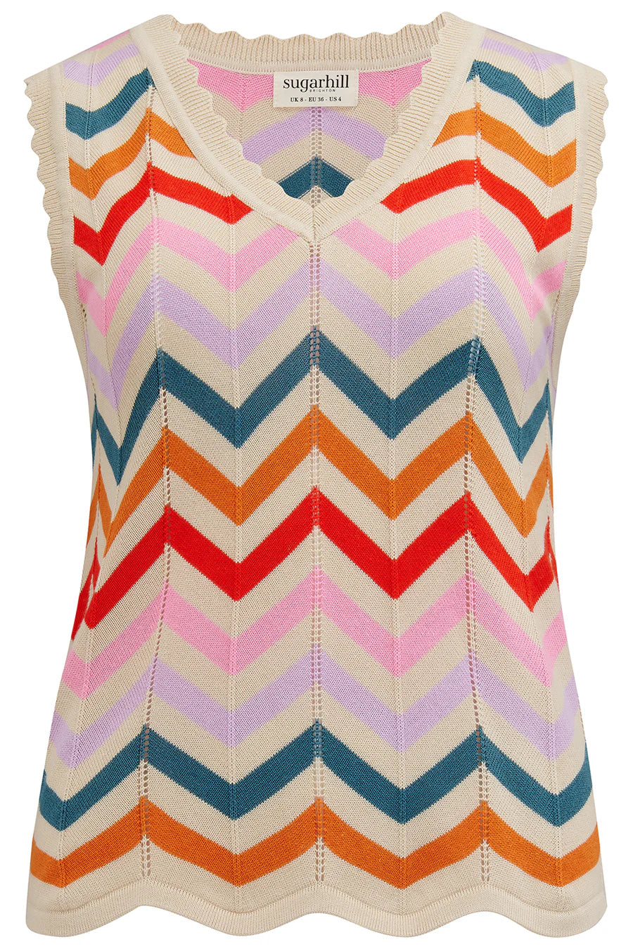 Rosy V-Neck Vest