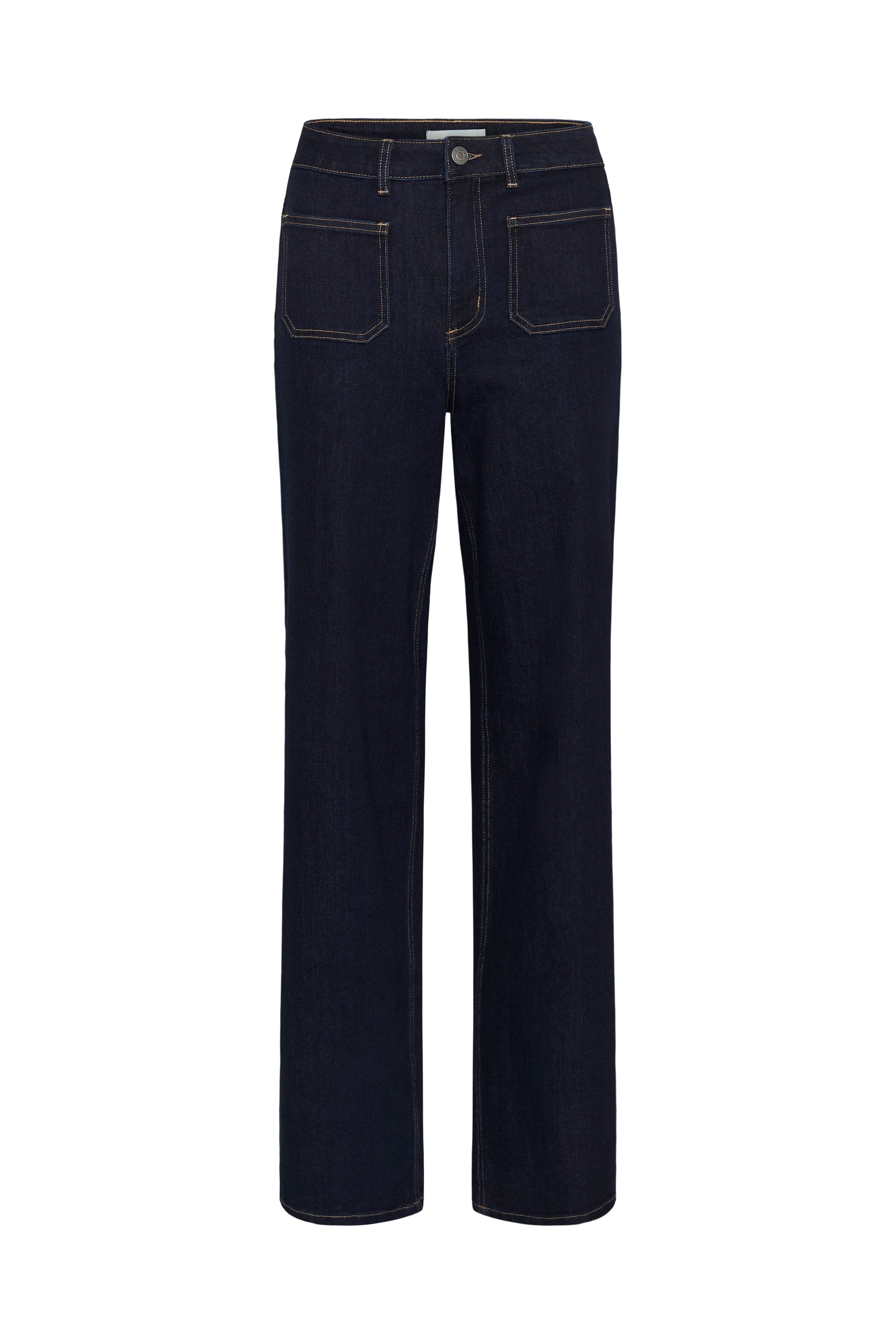Black jeans on a white background