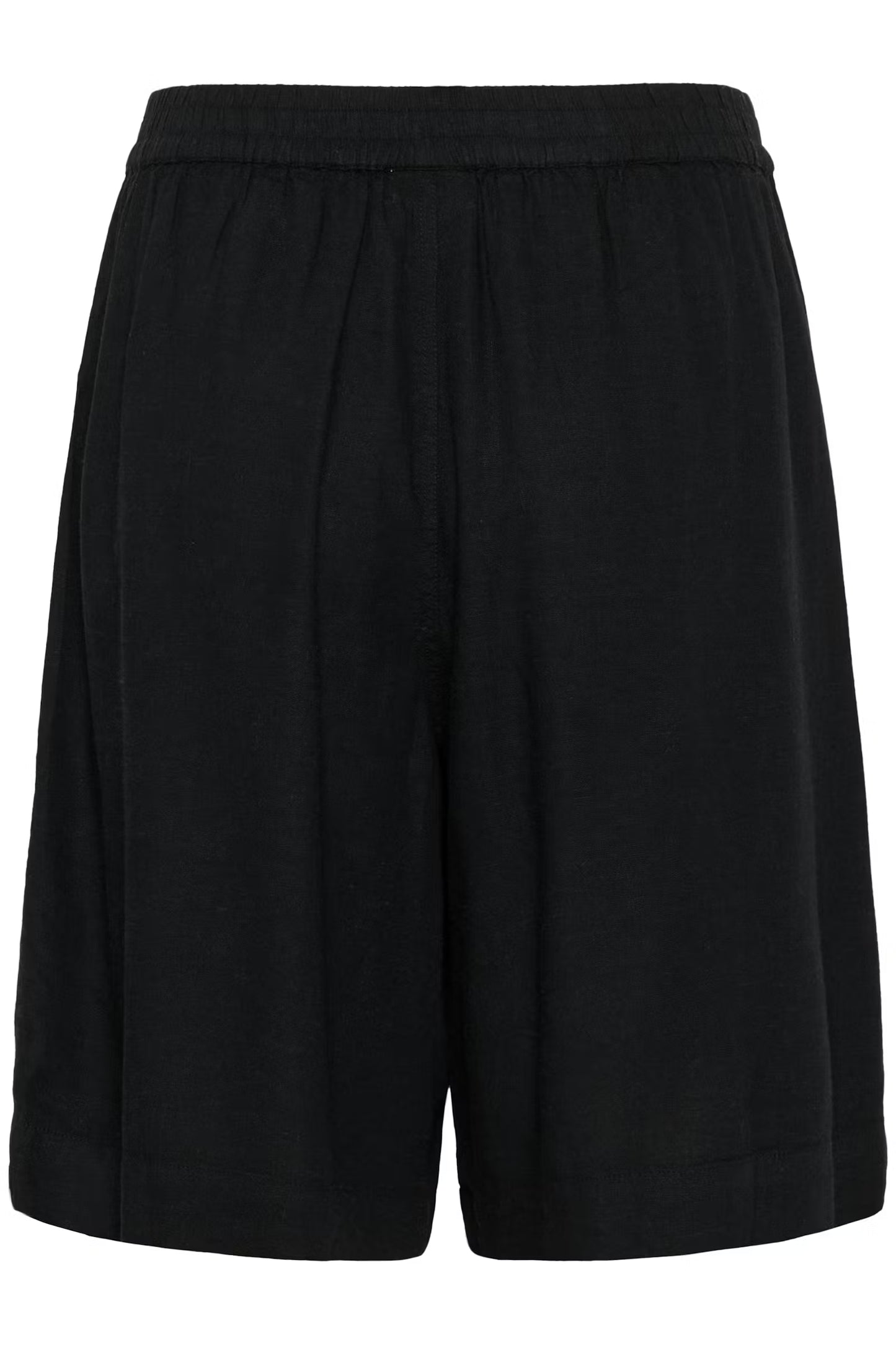 Black shorts on a white background