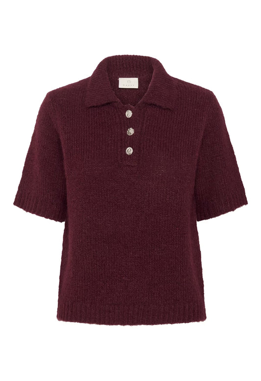 KAemilie Polo Pullover - Windsor Wine