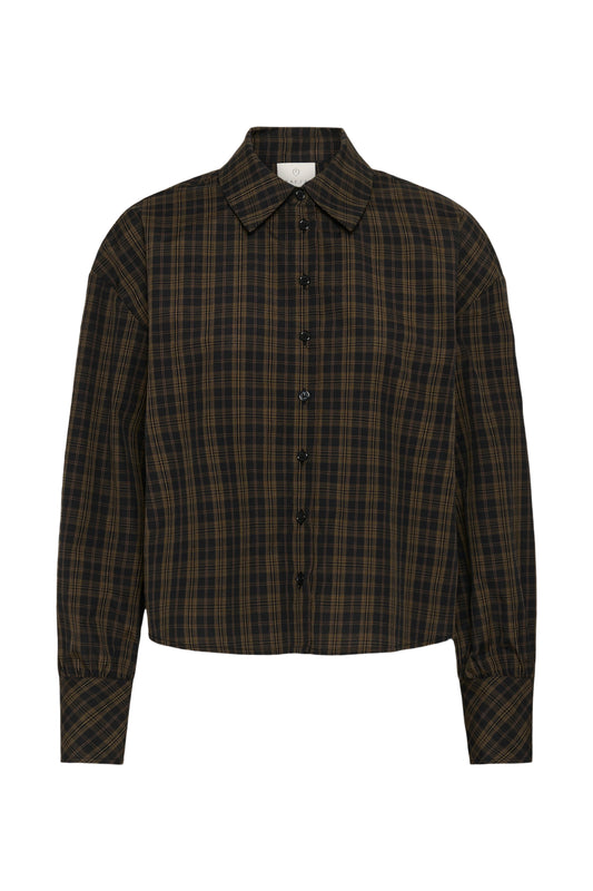 Plaid shirt on a white background