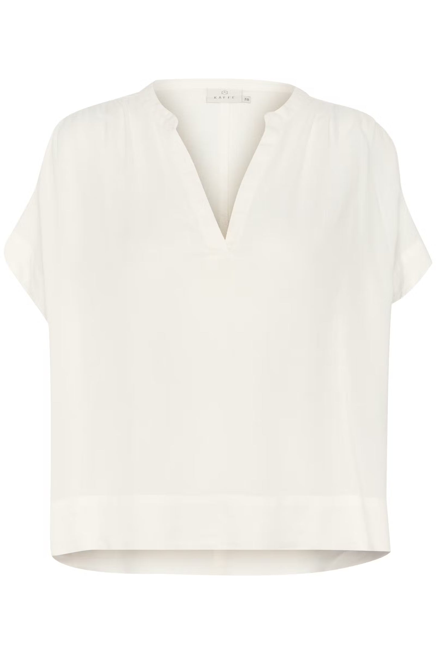 White sleeveless top on a white background