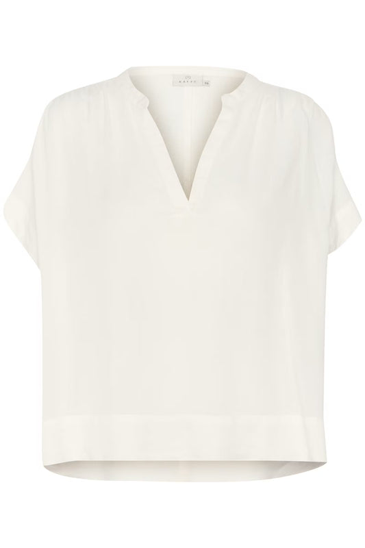 White sleeveless top on a white background