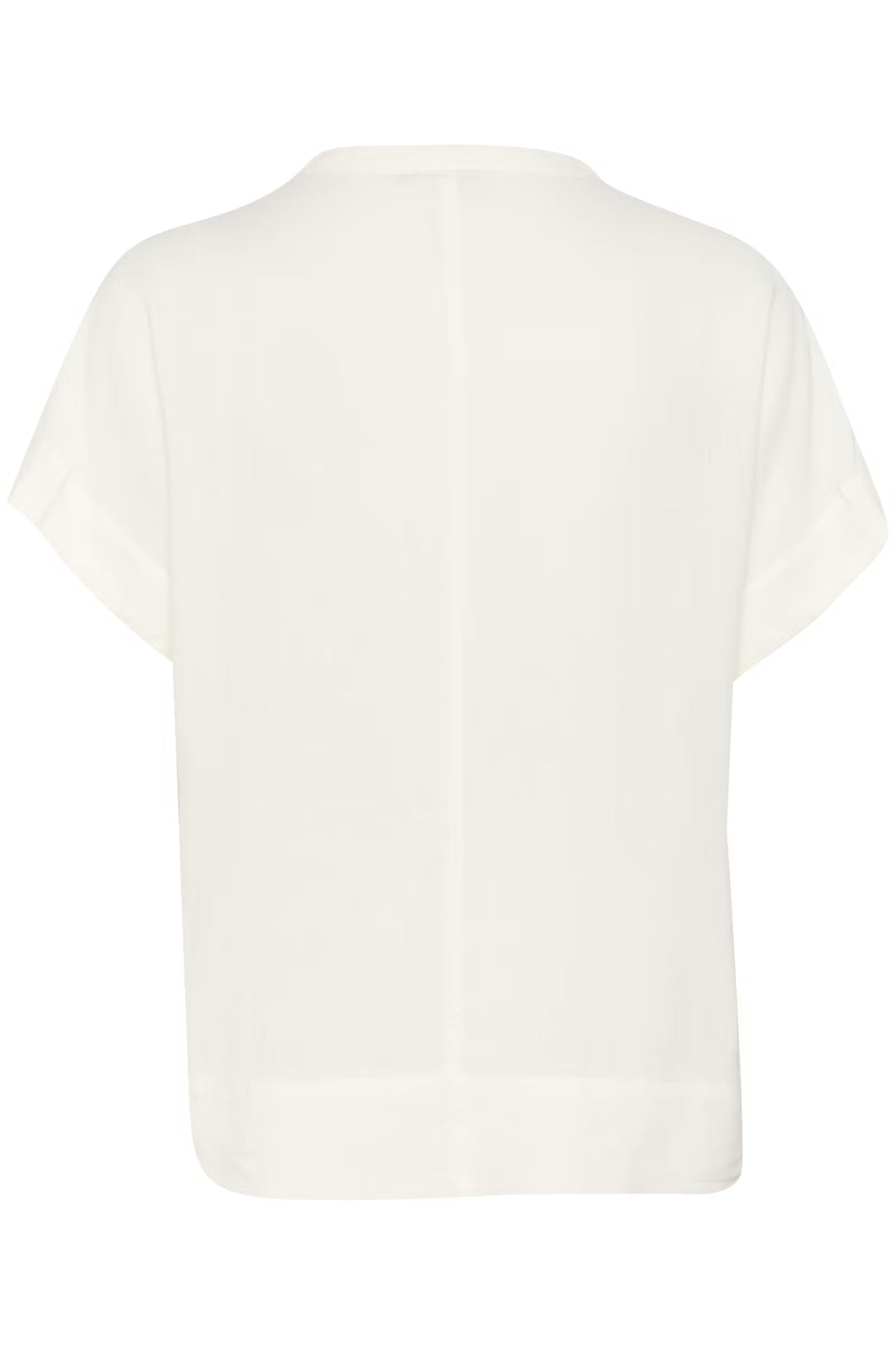 White t-shirt on a white background