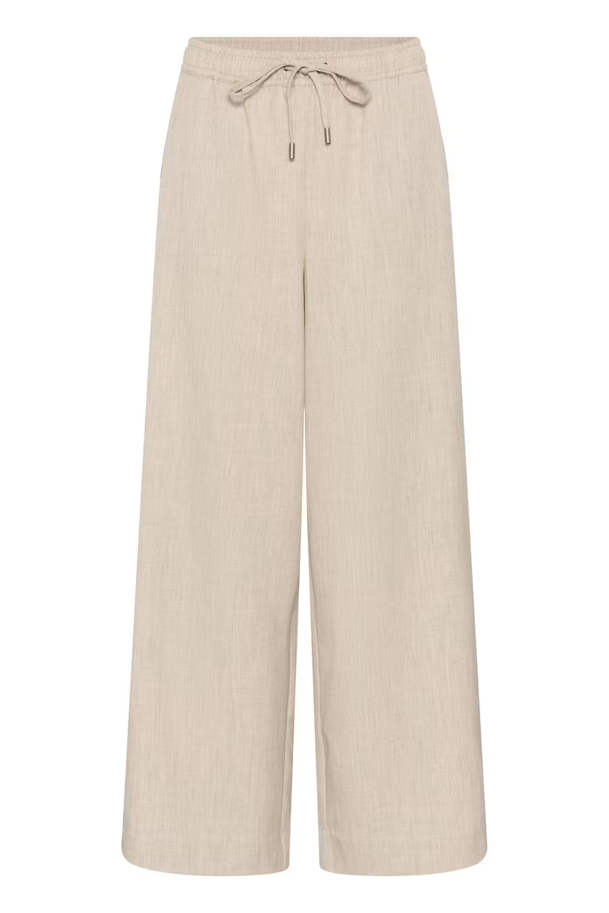 Beige trousers on white background