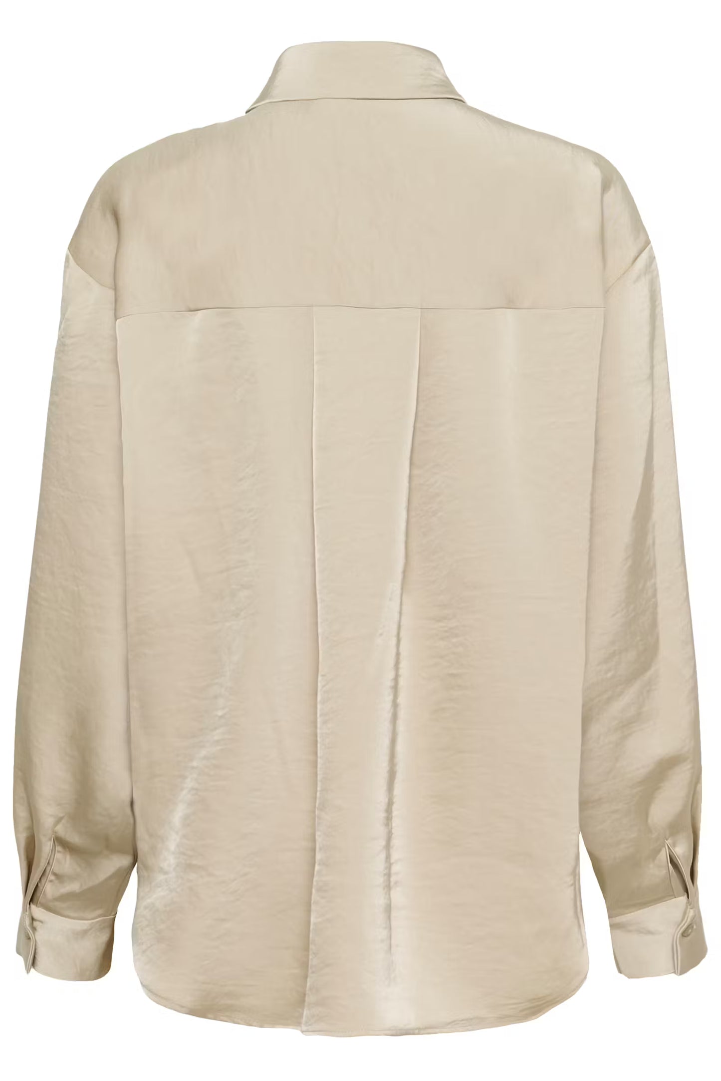 Beige shirt on a white background