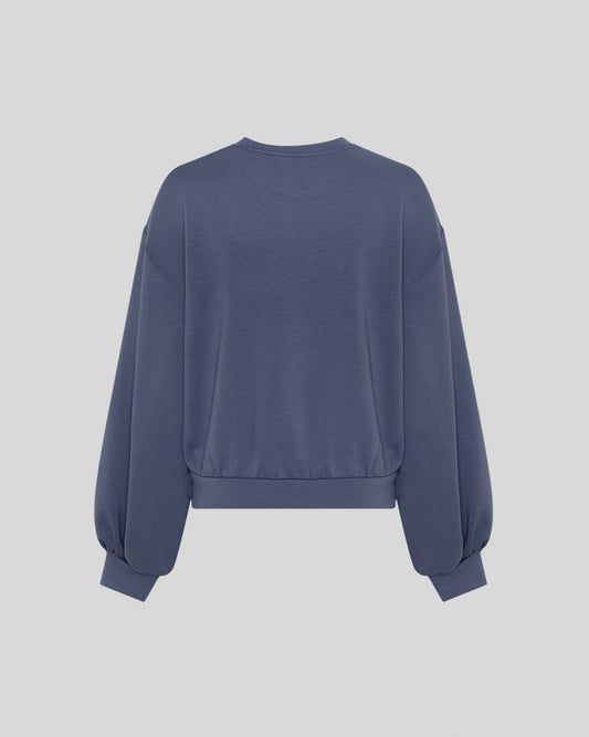 MSCHBrionna Ima Q Sweatshirt - Vintage Indigo