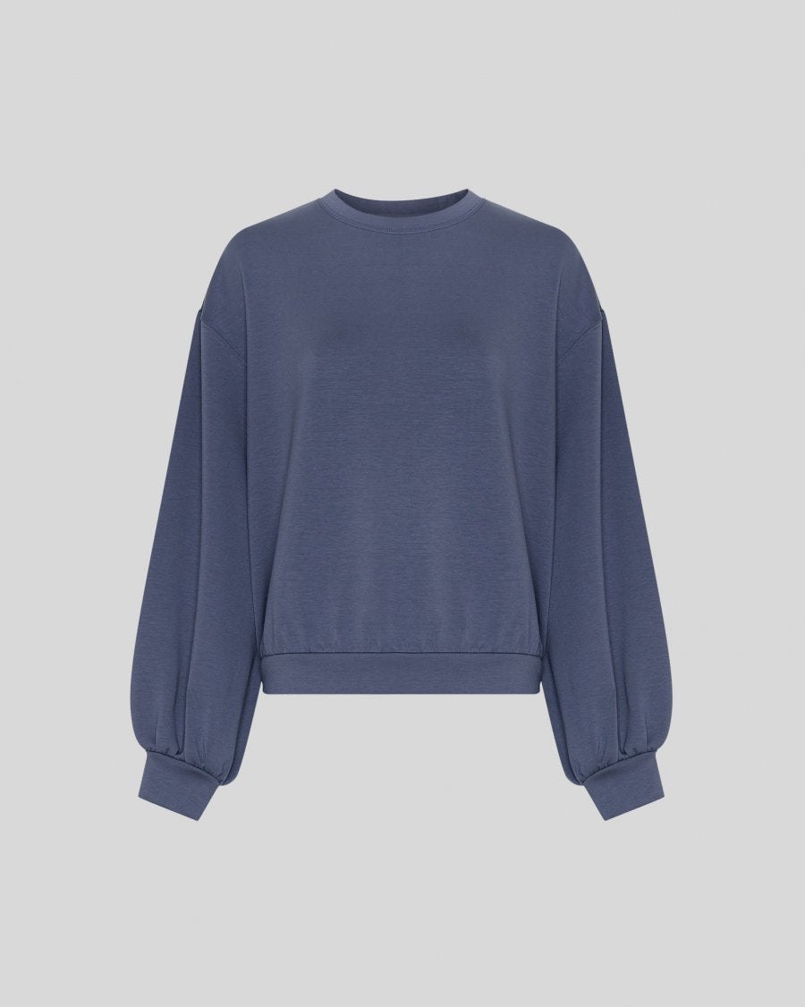 MSCHBrionna Ima Q Sweatshirt - Vintage Indigo
