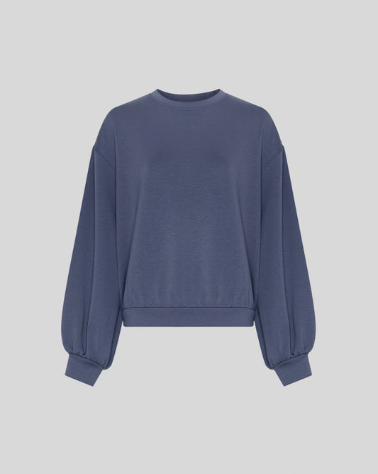 MSCHBrionna Ima Q Sweatshirt - Vintage Indigo