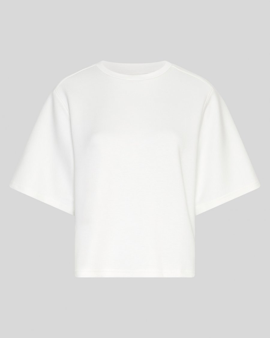 White 2/4 sweatshirt on a neutral background