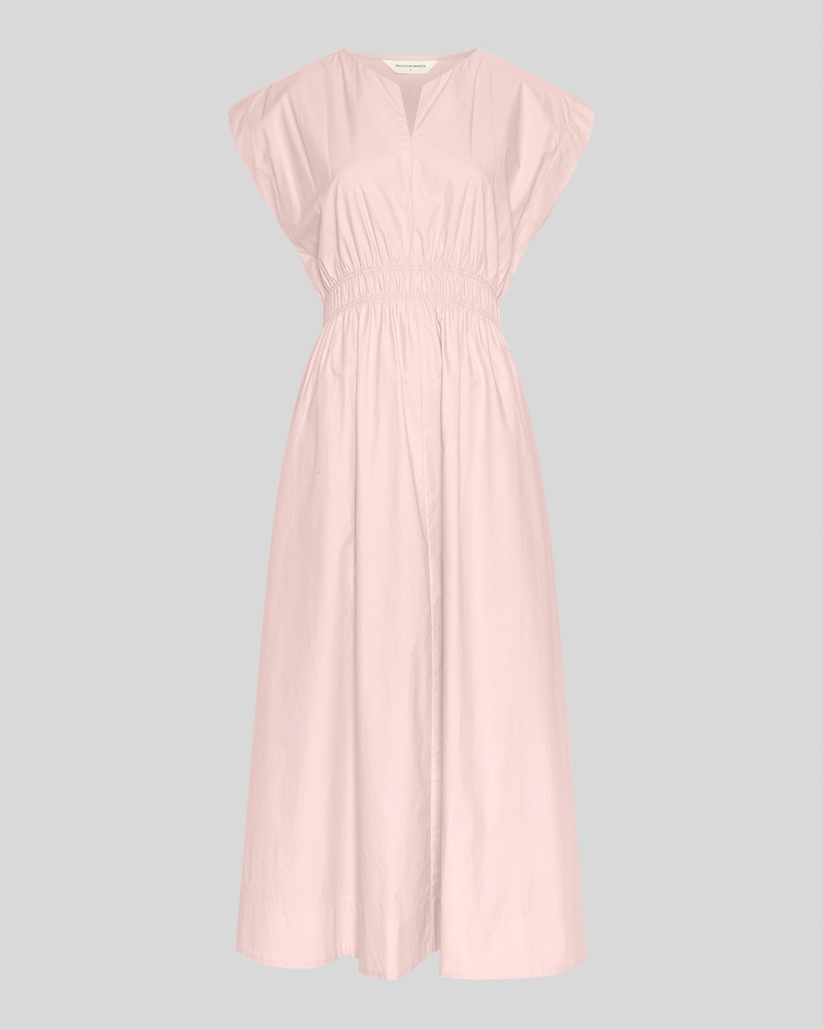 Pink dress on a light gray background