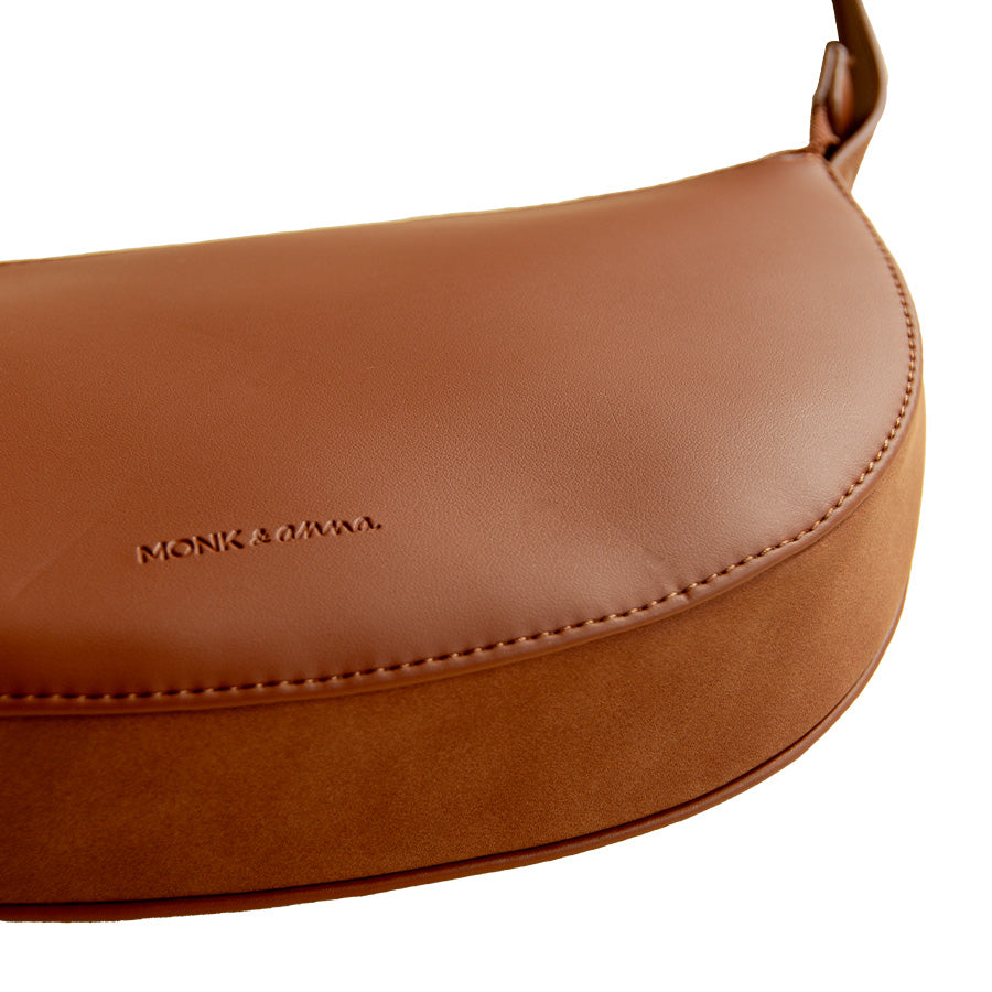 Farou Half Moon Bag - Carnelian