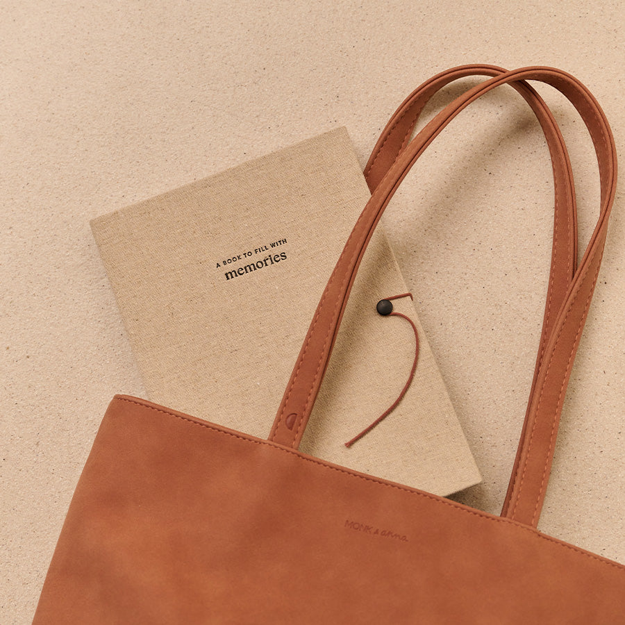Merian tote bag - carmelian