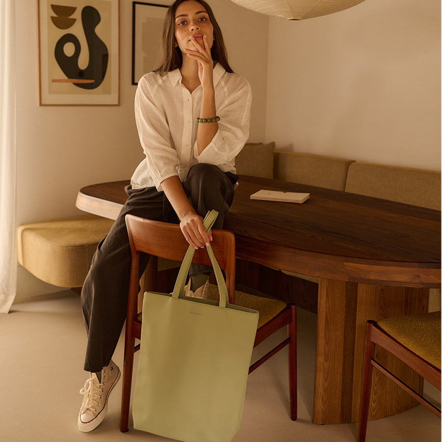 Merian tote bag - peridot