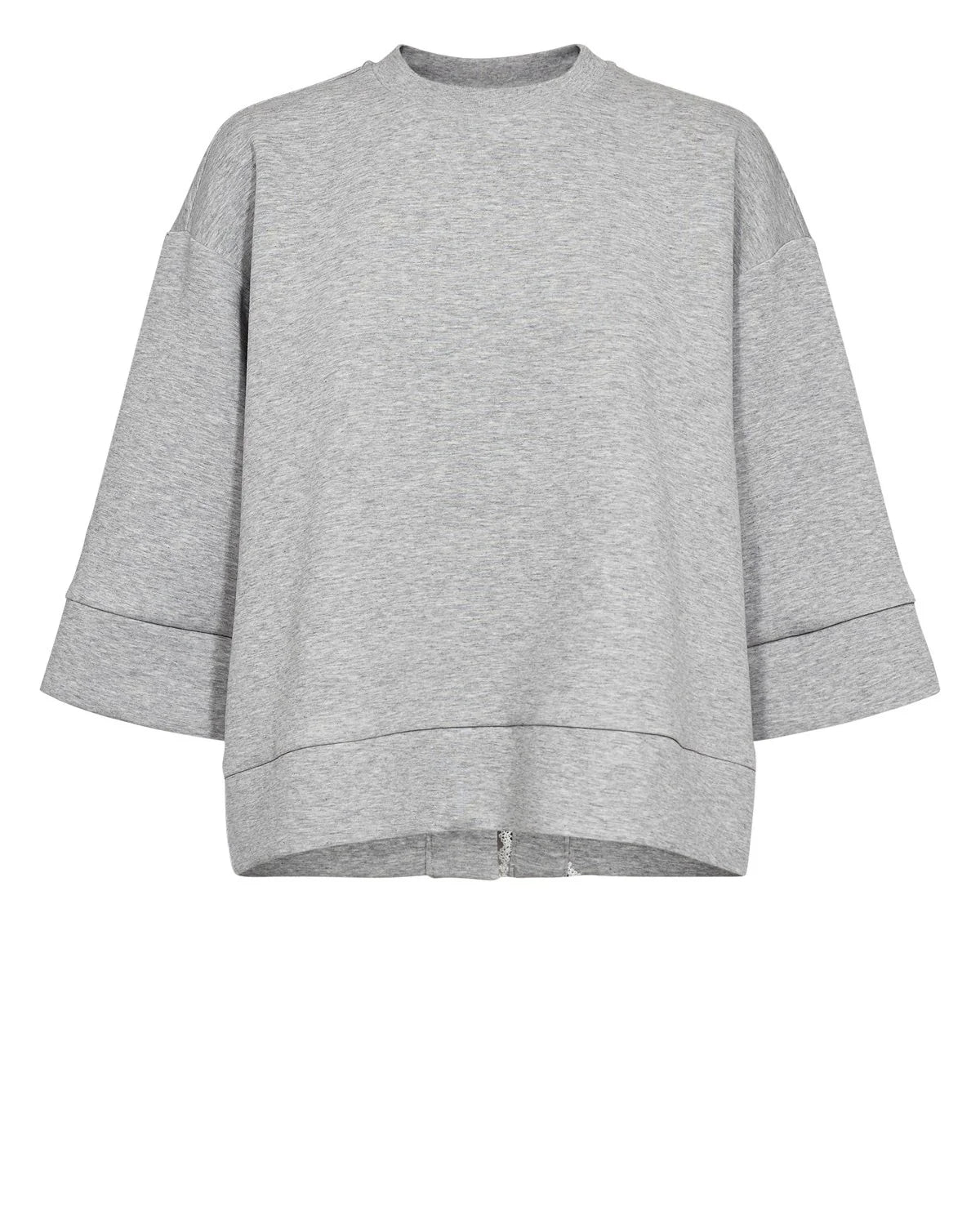 grey sweatshirt on a white background