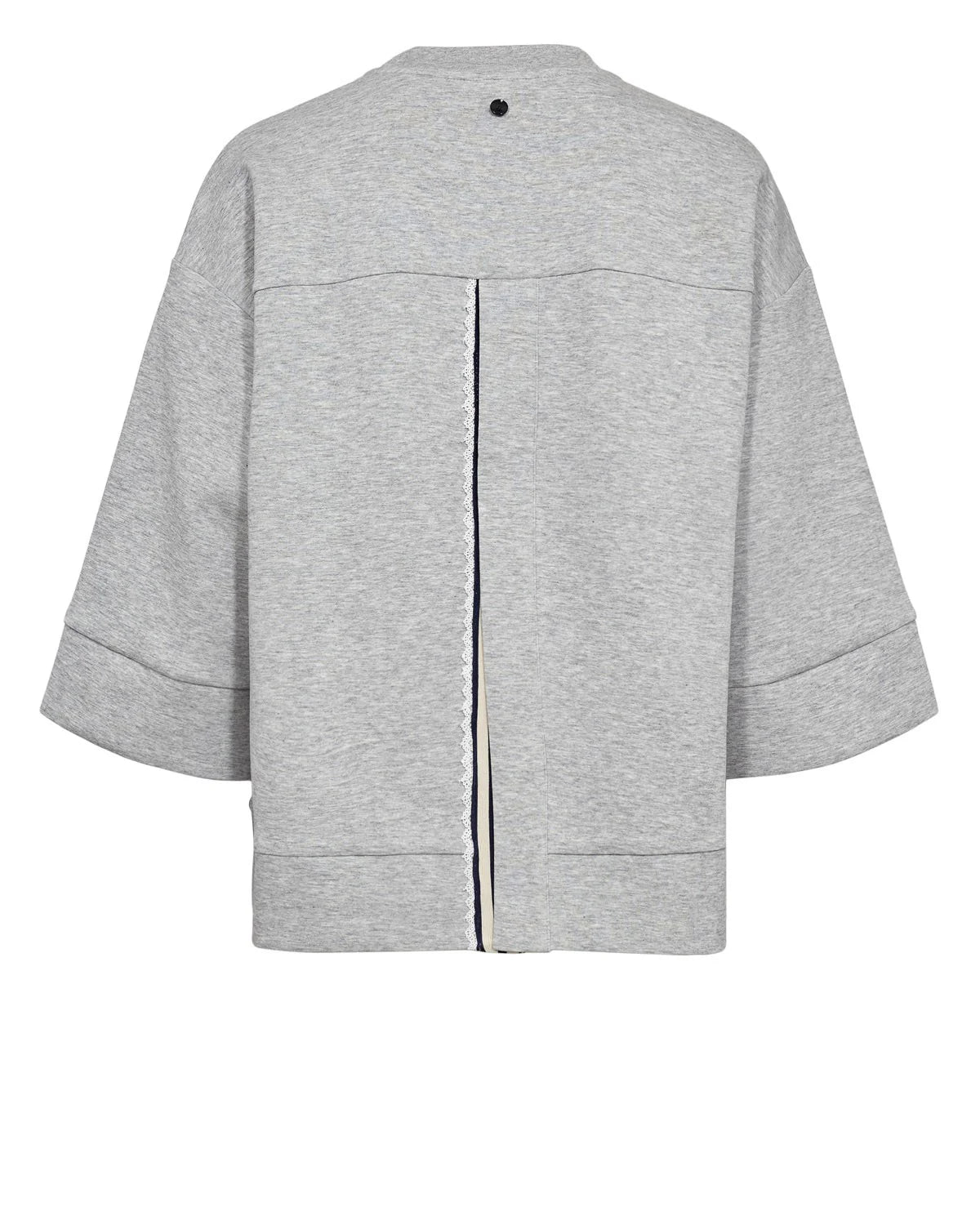Gray sweatshirt on a white background