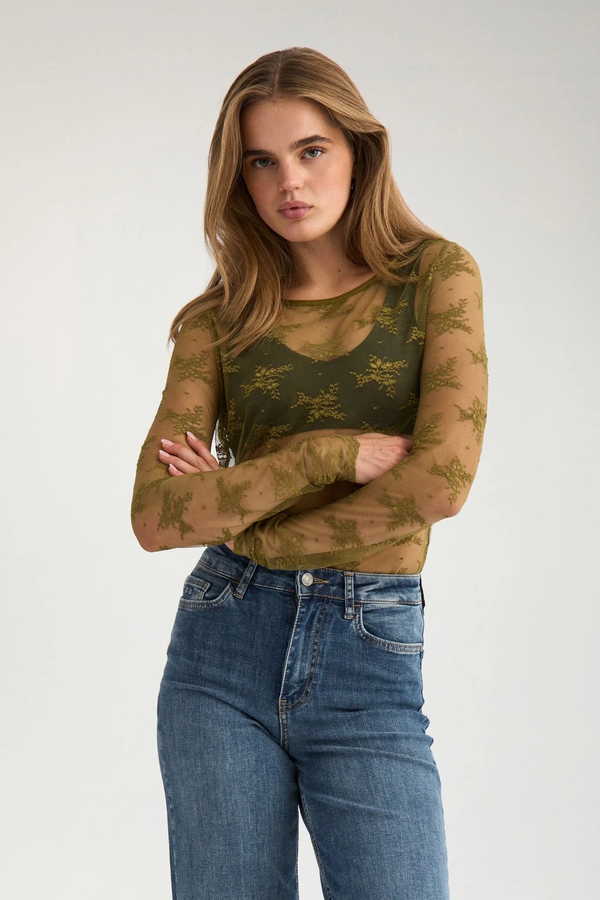 NuNatalia Blouse - Fir Green