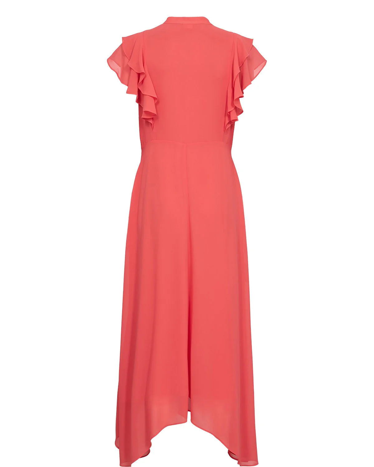 NuParisa Ruffle Dress - Cayenne