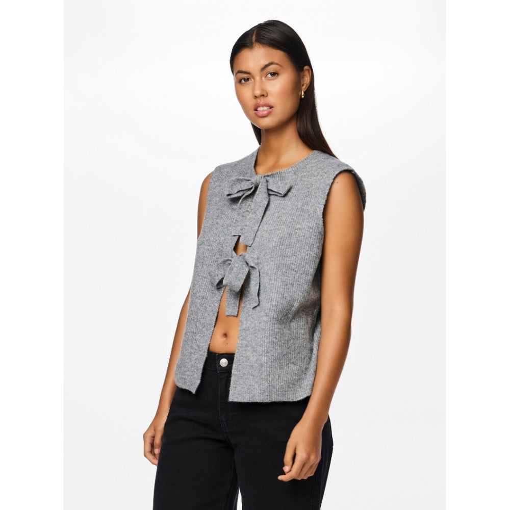 PCSilly Reversible Tie Vest - Grey