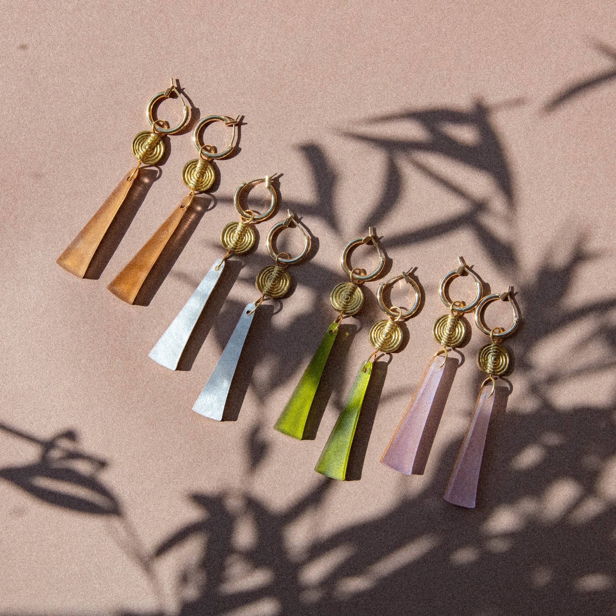 Pepper You Power Drop Hoop Earrings