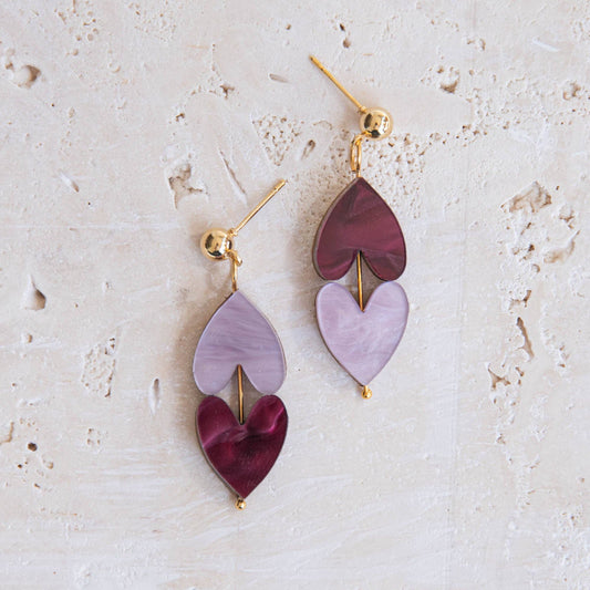 Queen of Hearts Drop Earrings Pepper You
