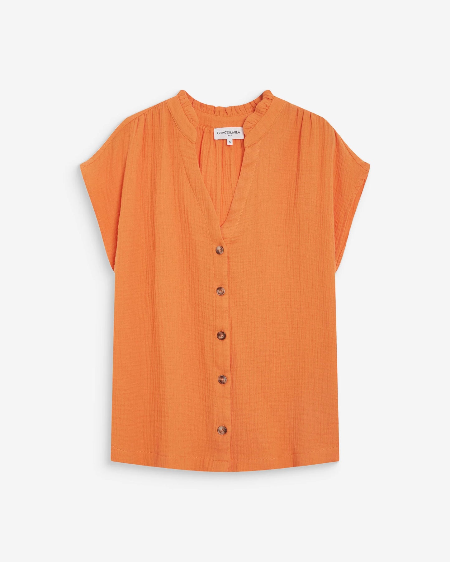 Wesra Blouse - Orange