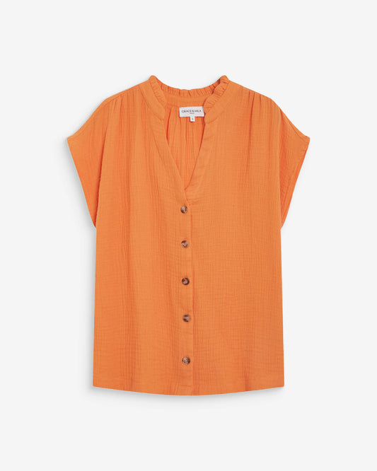 Wesra Blouse - Orange