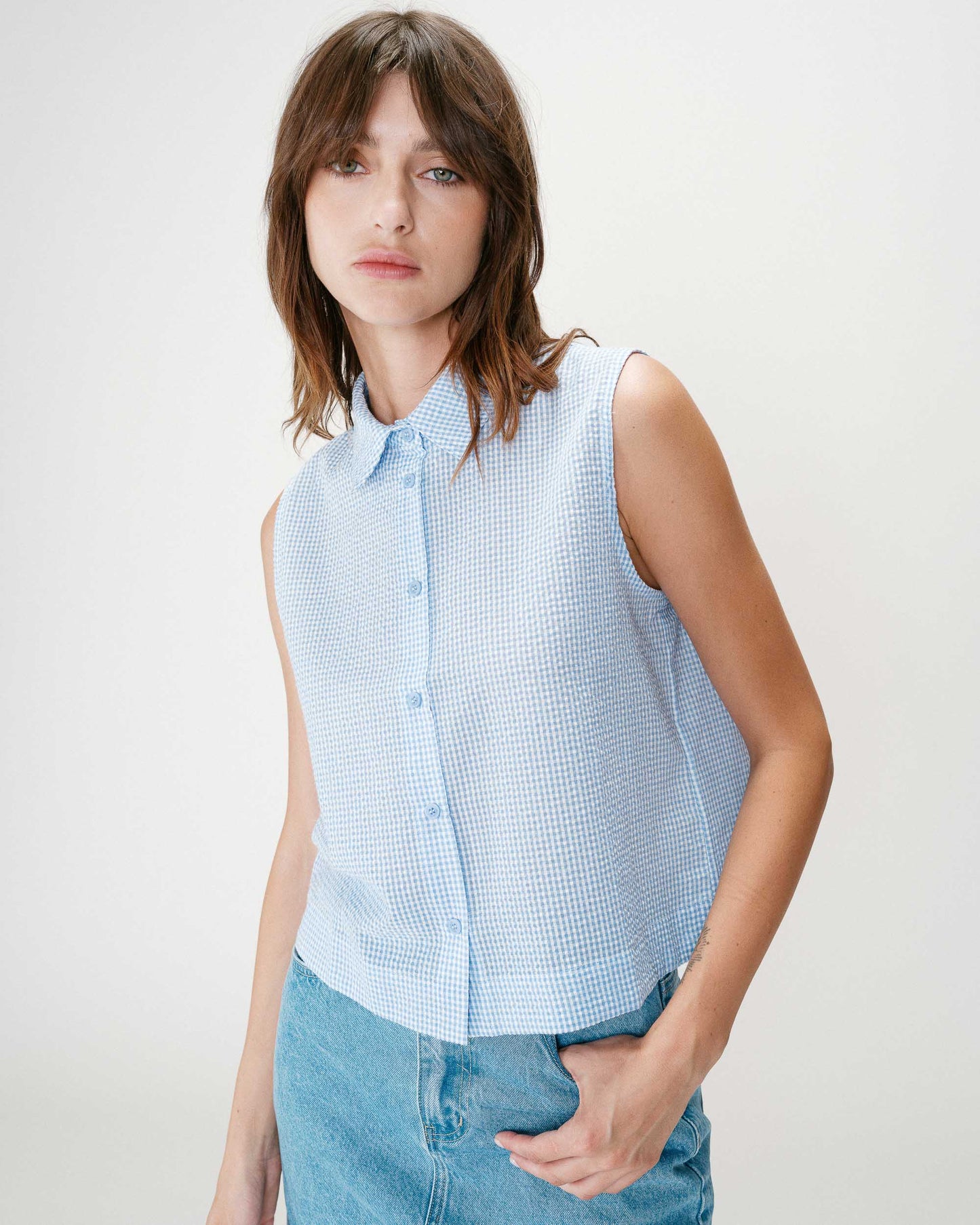 Windell Blouse - Ciel