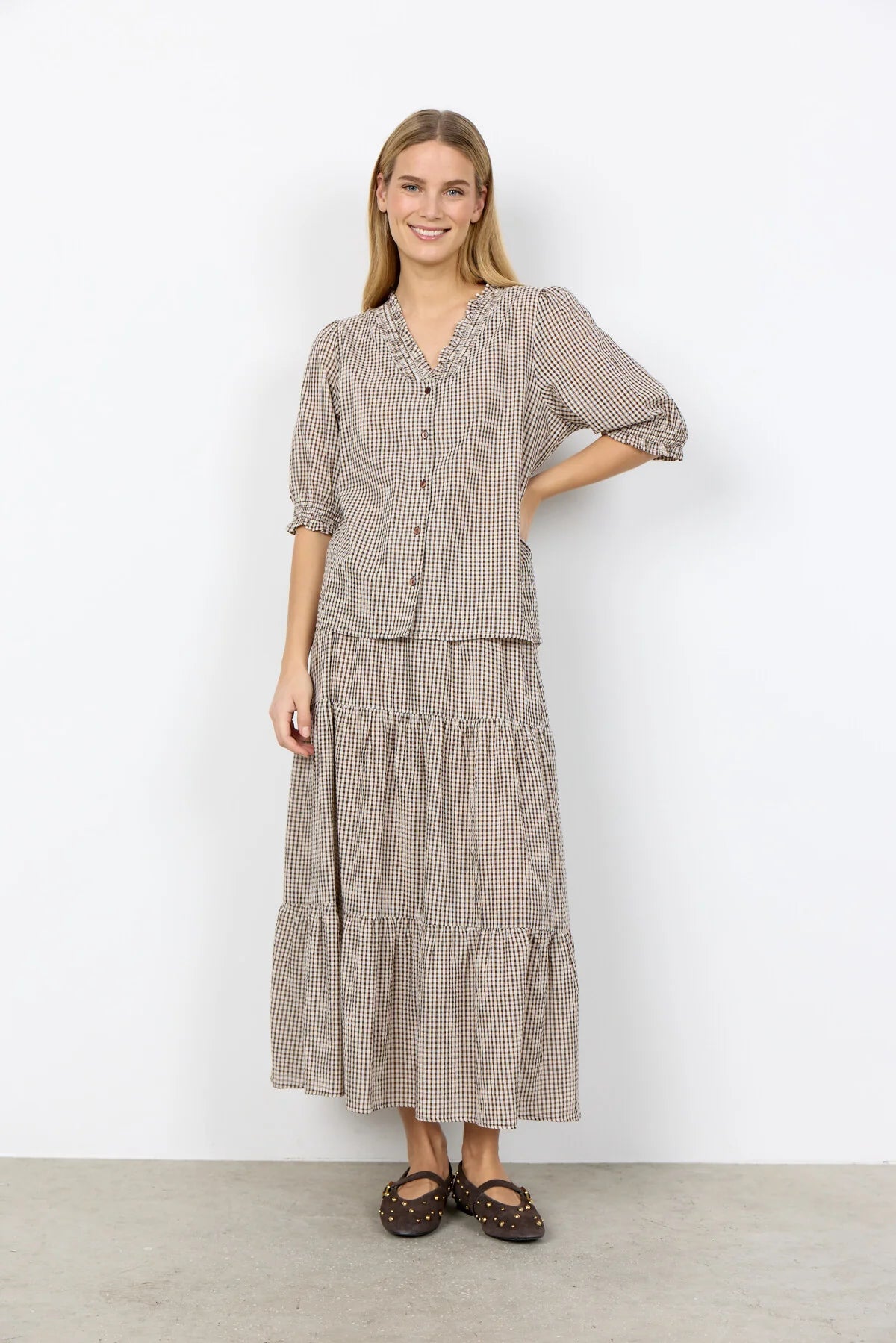 SC-Canelita 2 Blouse - Brown