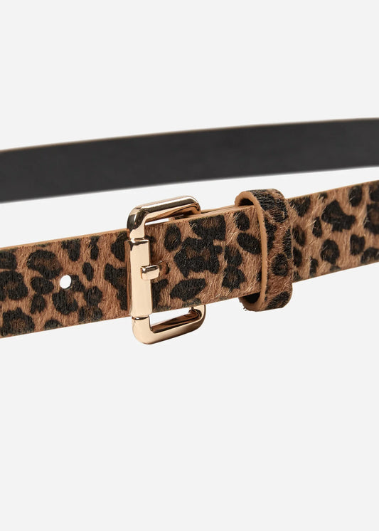 Seyma 1 Belt | Brown Leopard Print