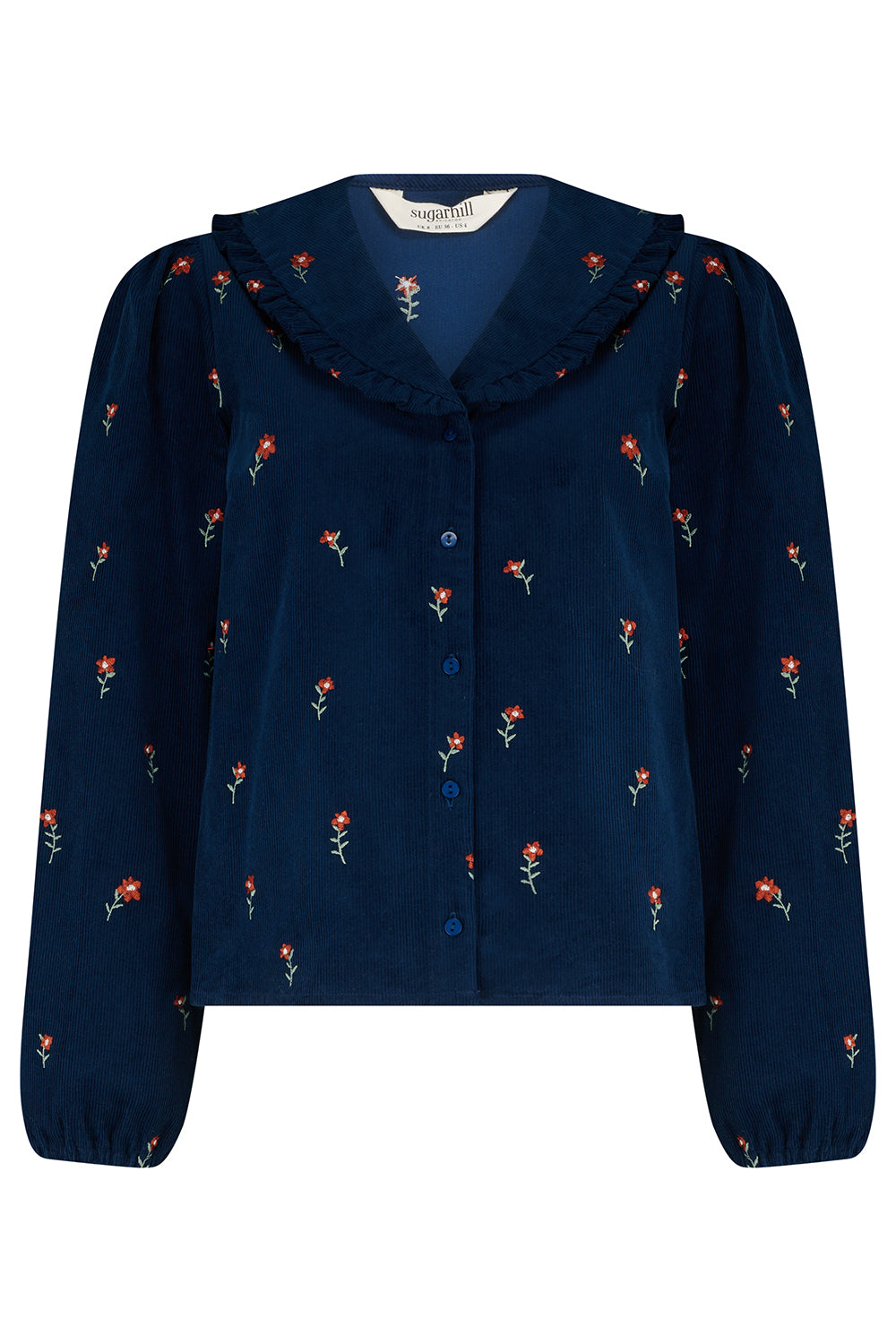 Bea Cord Blouse - Teal
