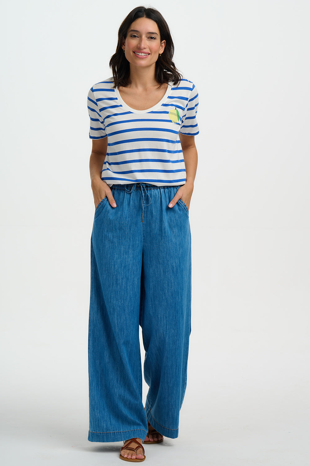 Sylvie Scoop Neck T-shirt
