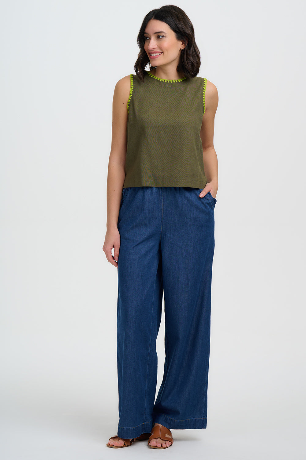 Senna Top- Olive